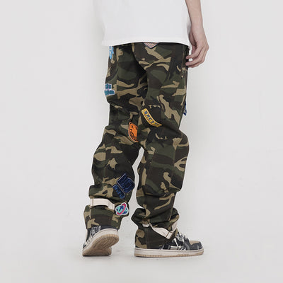 Pantalones Cargo Tácticos Camuflaje con Múltiples Bolsillos - Image 8