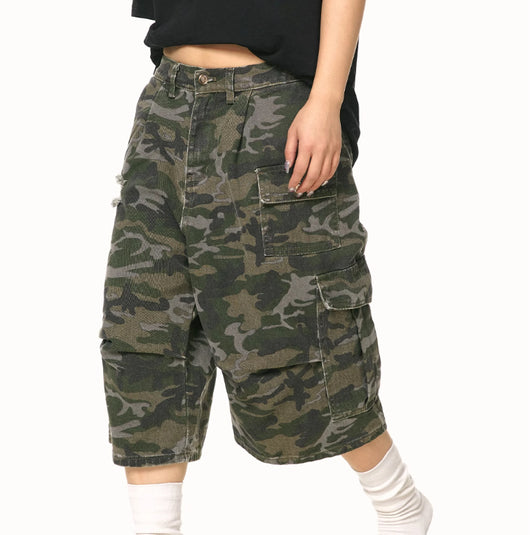 Pantalones Cortos de Trabajo Camuflaje Americano - Image 5