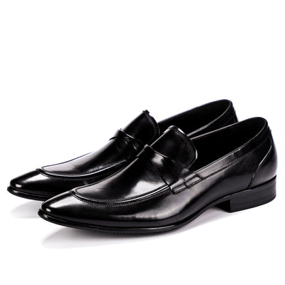 Zapatos Formales de Cuero Vacuno Británico Vintage para Negocios - Image 16