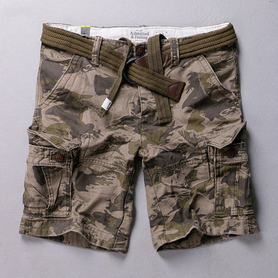 Pantalones Cortos Cargo Camuflaje Talla Grande para Hombre - Image 5