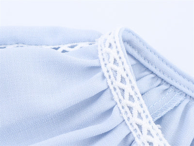 Blusa Elegante con Encaje y Mangas Linterna - Image 11