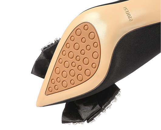 Zapatos de Tacón Stiletto Elegantes con Moño Satinado y Punta Afilada - Image 13