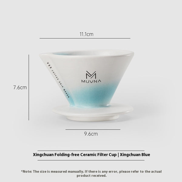 Dripper V60 de Cerámica Hoshikawa para Café de Filtro