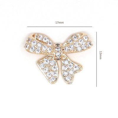 Adorno de Uñas Moño con Circonita Brillante - Image 8