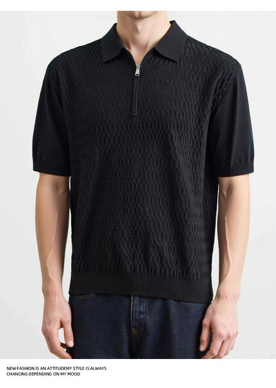 Polo Slim Fit con Textura Twist - Diseño Minimalista y Versátil - Image 13