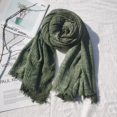 Pañuelo de Algodón Puro Zen para Mujer - Otoño e Invierno - Image 3