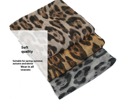 Pañuelo Protector Solar Estampado Leopardo para Viajes - Diseño Clásico Versátil - Image 11