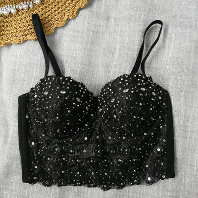 Camiseta de Encaje con Tirantes Finos para Mujer - Image 6