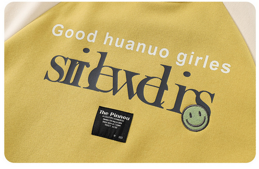 Suéter Holgado para Niña con Letras de Terciopelo - Image 14