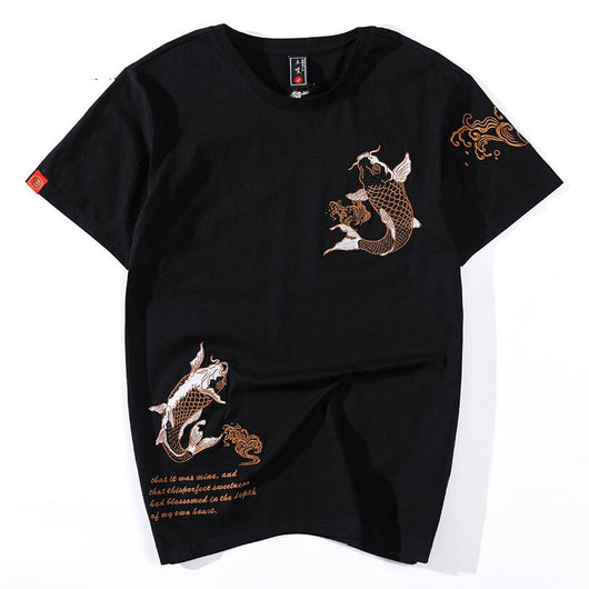 Camiseta de Manga Corta Industrial Bordada para Hombre - Image 8