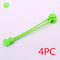 Fluorescent Green 4 Pieces