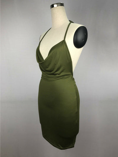 Vestido Backless con Tirantes Suspender para Mujer - Image 14