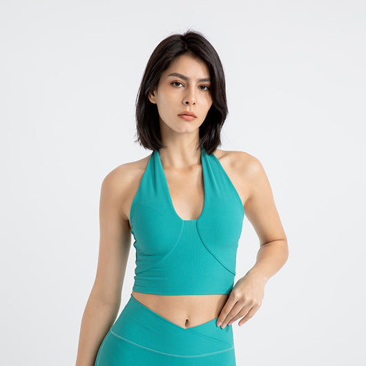 Top Deportivo Yoga con Espalda Abierta - Sujetador Fitness Elegante