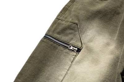 Pantalones de Gabardina Pesada Lavados para Hombre - Corte Versátil - Image 16