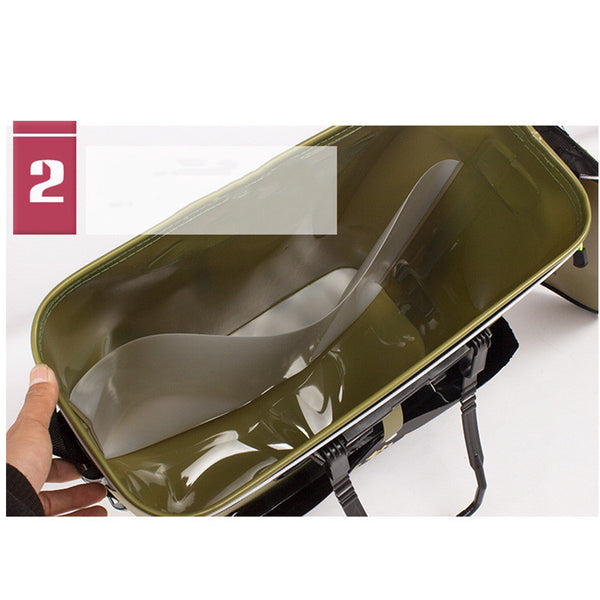 Cubo Plegable para Pesca con Aireador - Balde Portátil para Peces Vivos