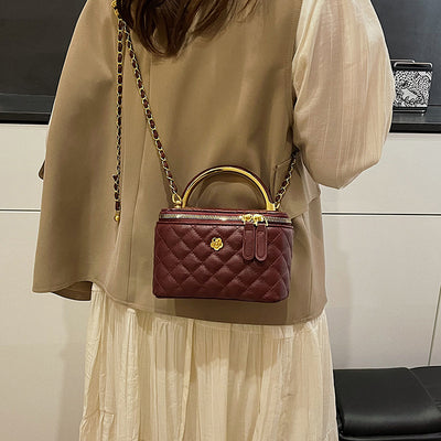 Bolso Mensajero de Moda Rhombus Chain para Mujer - Image 3