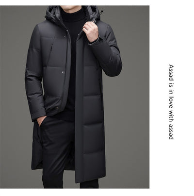 Chaqueta Acolchada de Pato con Gorro Desmontable - Abrigo Cálido Hombre - Image 11