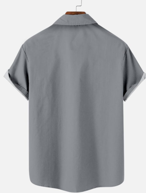 Playera Hombre Manga Corta Estampado 3D Rayas Creativas