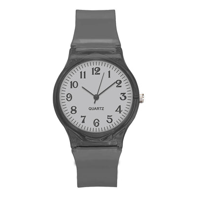 Reloj de Moda con Correa Transparente y Esfera de Color - Image 13