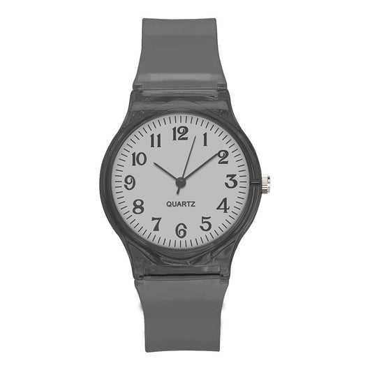 Reloj de Moda con Correa Transparente y Esfera de Color - Image 13