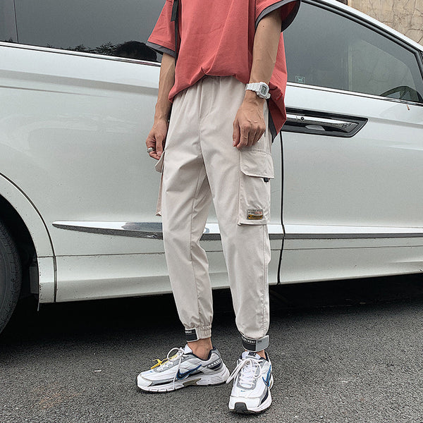 Pantalones Casuales Hip Hop Reforzados para Estudiantes