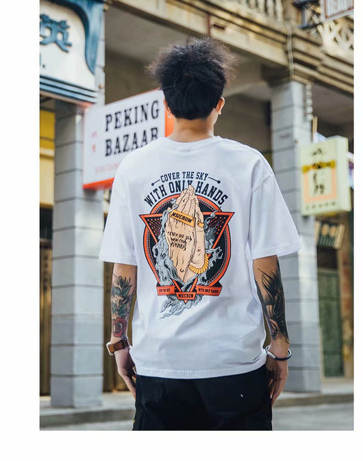 Camiseta Hombre Manga Corta Letras Graffiti Street - Image 40
