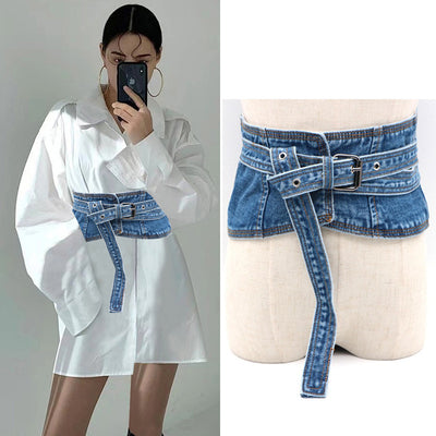 Chamarra Túnica Denim para Mujer con Detalles Decorativos - Image 4