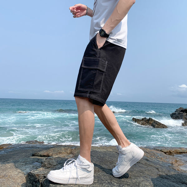 Shorts de Trabajo Hombre Verano Estilo Hong Kong