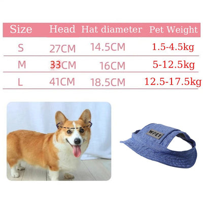 Gorra de Verano Ajustable para Perros Pequeños y Medianos con Agujeros para Orejas - Image 21