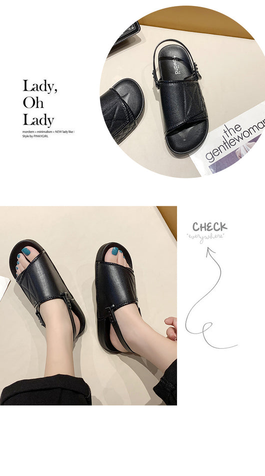 Sandalias Casuales de PVC Color Sólido - Comodidad y Estilo - Image 20