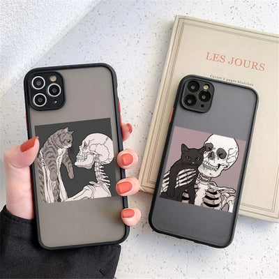 Funda para Teléfono con Impresión de Calavera Creativa y Sencilla - Image 4