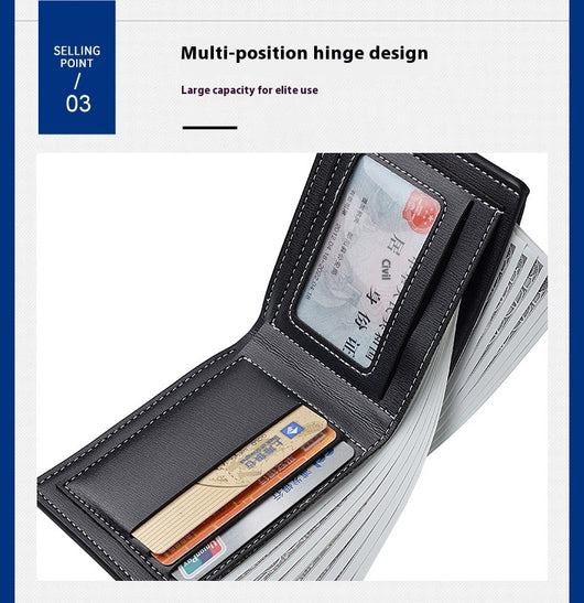 Billetera Horizontal Plegable para Hombre - Leisure Two Fold - Image 26