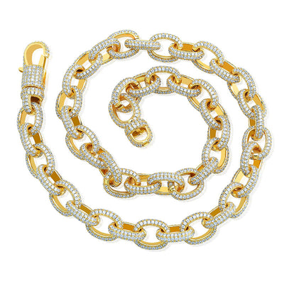 Pulsera para Hombre con Botón Ovalado Retorcido Grande - Image 8
