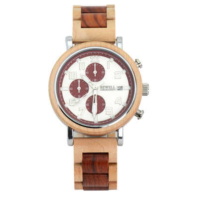 Reloj de Madera para Hombre con Seis Agujas Multifuncional - Image 11