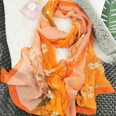 Pañuelo de Seda Largo Protector Solar para Verano