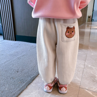 Pantalones Holgados de Forro Polar para Niñas - Comodidad y Calidez - Image 15