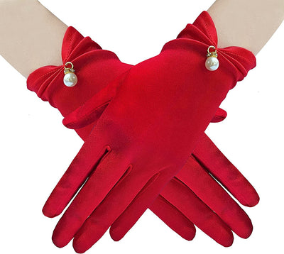 Guantes Cortos de Satén Personalizados para Mujer - Image 12