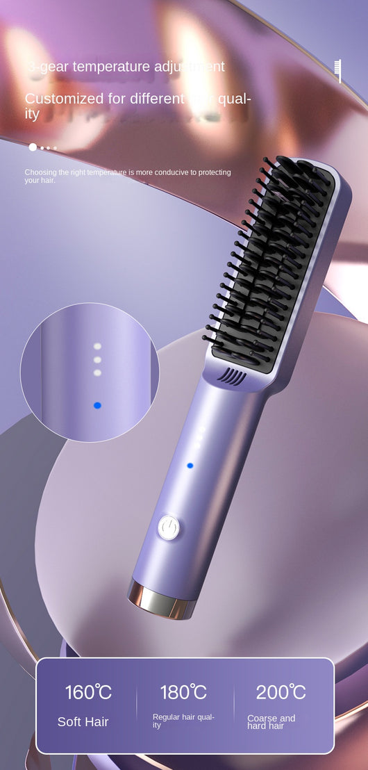 Peine Alisador Eléctrico 2 en 1 - Plancha de Cabello con Control de Temperatura - Image 16