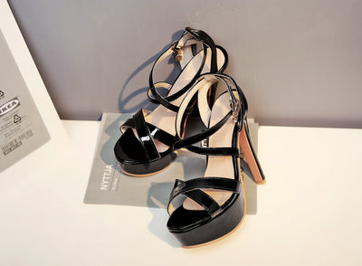 Sandalias de Tacón Alto Talla Grande para Mujer - Image 20