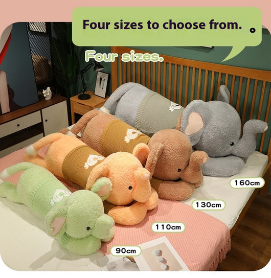 Almohada Decorativa Elefante Gigante de Peluche Suave - Image 21