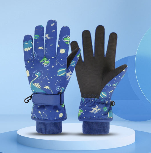 Guantes de Esquí Infantiles con Forro Polar Grueso para Calidez - Image 19