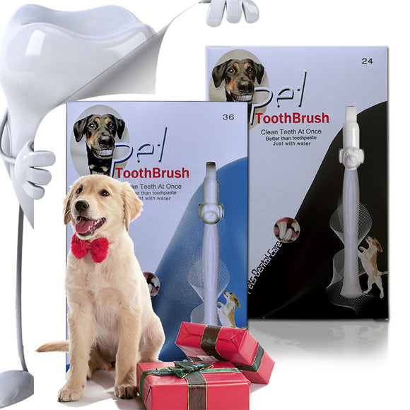 Toallitas Limpiadoras de Dientes para Mascotas - Herramienta Portátil de Higiene Bucal