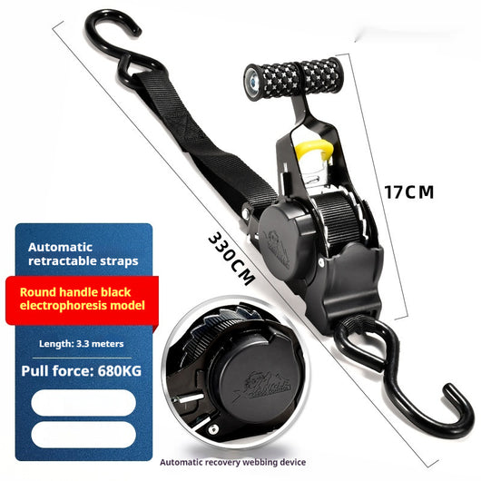 Correa Automática Reutilizable para Sujeción de Equipaje en Auto y Moto - Image 4