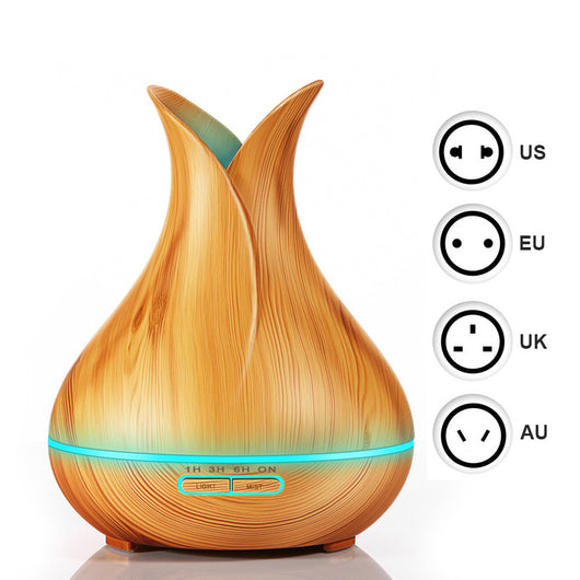 Difusor Humidificador Aromático con Luz LED y Diseño en Madera - Image 17