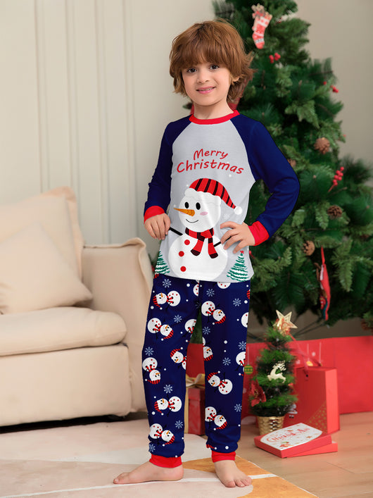 Pijamas Navideños Familiares a Juego con Diseño de Muñeco de Nieve - Image 9