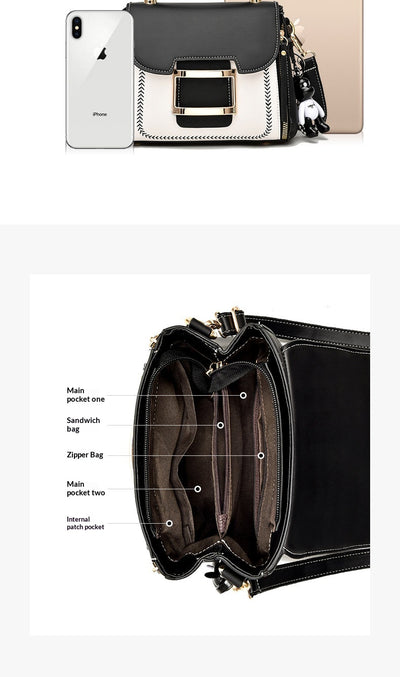 Bolsa Tote Crossbody de Gran Capacidad con Correa Ajustable - Image 28
