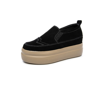 Zapatos Casuales Negros de Cuero Versátiles - Image 4