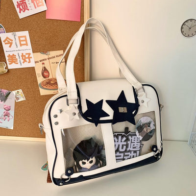 Bolso Mensajero de Hombro Estilo Preppy Original Portátil - Image 6
