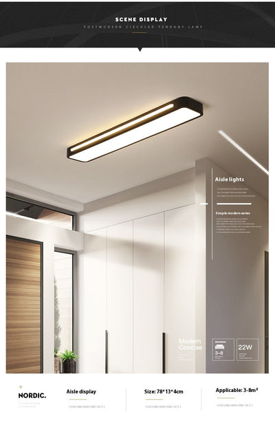 Lámpara de Techo LED Nórdica Minimalista para Pasillos - Image 10