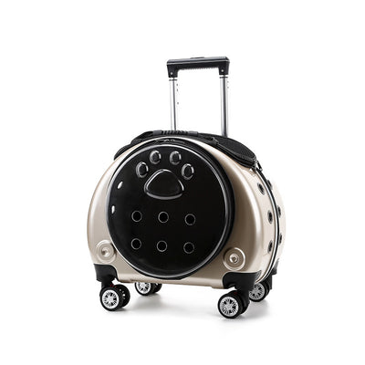 Mochila Transportadora para Mascotas Cápsula Espacial con Bolsillo Transparente - Image 11
